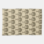 チョコレートスパイスモーズパーム キッチンタオル (横)