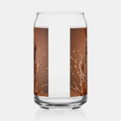 チョコレートスプラッシュアイスコーヒーグラス ガラス缶 (右)