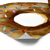 チョコレートスプレッセルドーナツベビースプレッセル ポスター (角)