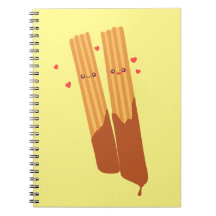 チョコレートスペインのを使ったロマンチックな砂糖のチュロス