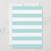 チョコレートスワールアイスクリーム子供の誕生日パーティー 招待状 (裏面)