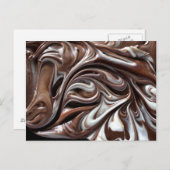 チョコレートスワールポストカード ポストカード (正面/裏面)