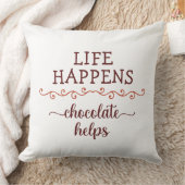 チョコレートセラピー、ライフはチョコ救済レトだ。 クッション (ブランケット)