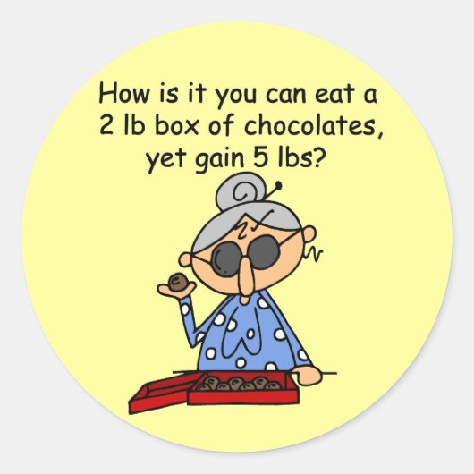 チョコレートセンス ラウンドシール (正面)