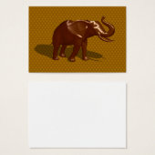 チョコレートゾウ (正面&裏面)