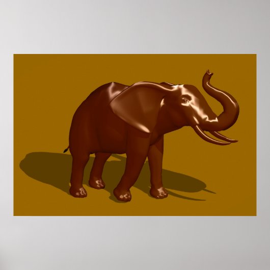 チョコレートゾウ ポスター (正面)