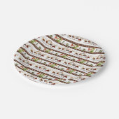 チョコレートタイムパターン ペーパープレート (アングル)