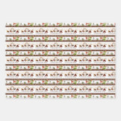 チョコレートタイムパターン ラッピングペーパーシート (正面3)