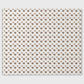 チョコレートタイムパターン ラッピングペーパー (フラット)