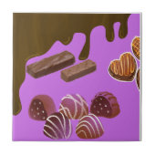 チョコレートタイル タイル (正面)