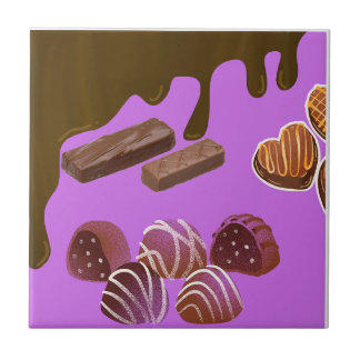 チョコレートタイル タイル