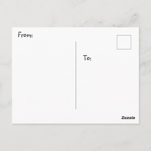 チョコレートチップカウボーイクッキーレシピカード ポストカード (裏面)