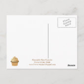 チョコレートチップカップケーキ ポストカード (裏面)