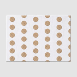 チョコレートチップクッキーかわいい図解入りの、写真付きの 薄葉紙