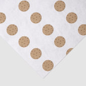 チョコレートチップクッキーかわいい図解入りの、写真付きの 薄葉紙 (詳細)