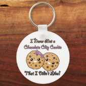 チョコレートチップクッキーが好きで見たことがない キーホルダー (正面)