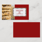 チョコレートチップクッキーの名刺 名刺 (正面/裏面)