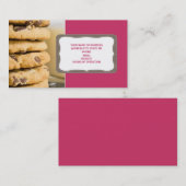 チョコレートチップクッキーの名刺 名刺 (正面/裏面)