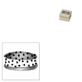 チョコレートチップクッキーアイスクリームサンドイッチスタンプ ラバースタンプ (押印)