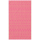 チョコレートチップクッキーキッズ1st誕生日パーティーピンク テーブルクロス (正面)