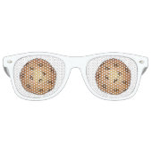 チョコレートチップクッキーグルメおもしろいベイクセール レトロサングラス (正面)