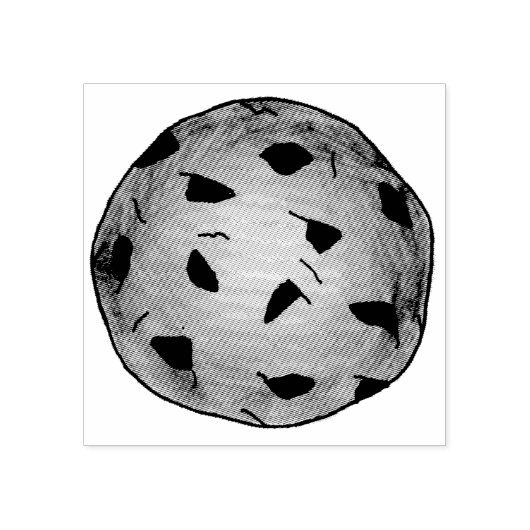 チョコレートチップクッキーグルメデザートベイクセール ラバースタンプ (インプリント)