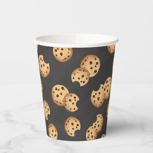 チョコレートチップクッキーシャルボード誕生日紙C 紙コップ (左)
