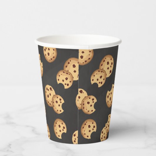 チョコレートチップクッキーシャルボード誕生日紙C 紙コップ (右)