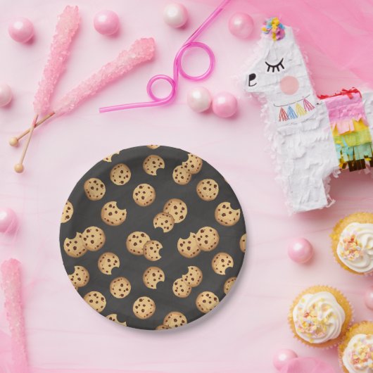 チョコレートチップクッキーシャルボード誕生日紙P ペーパープレート (パーティー)