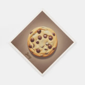 チョコレートチップクッキーナプキンスAIアート スタンダードランチョンナプキン (角)