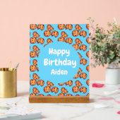 チョコレートチップクッキーパターン アクリルサイン (ウェディング)