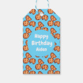 チョコレートチップクッキーパターン ギフトタグ (正面)