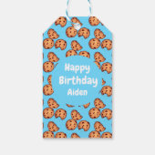 チョコレートチップクッキーパターン ギフトタグ (裏面)