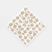 チョコレートチップクッキーパターン スタンダードランチョンナプキン (角)