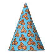チョコレートチップクッキーパターン パーティーハット (右)