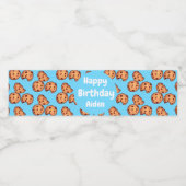 チョコレートチップクッキーパターン ペットボトルラベル (シングルラベル)