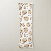 チョコレートチップクッキーパターン ボディピロー (正面縦)