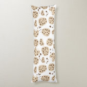 チョコレートチップクッキーパターン ボディピロー (裏面 (縦))