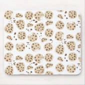 チョコレートチップクッキーパターン マウスパッド (正面)