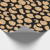 チョコレートチップクッキーパターン ラッピングペーパー (角)