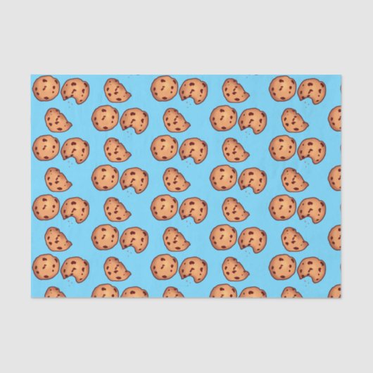 チョコレートチップクッキーパターン 薄葉紙 (正面)