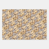 チョコレートチップクッキーベーキングギフトティッシュペーパー ラッピングペーパーシート (正面)