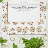 チョコレートチップクッキーレシピ記念 キッチンタオル (折り畳み)