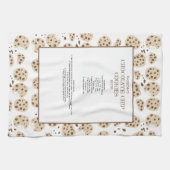 チョコレートチップクッキーレシピ記念 キッチンタオル (横)