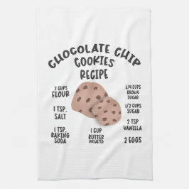 チョコレートチップクッキーレシピ キッチンタオル
