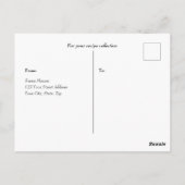 チョコレートチップクッキーレシピ ポストカード (裏面)