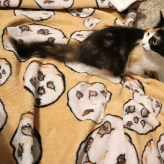 チョコレートチップクッキー愛好家 フリースブランケット