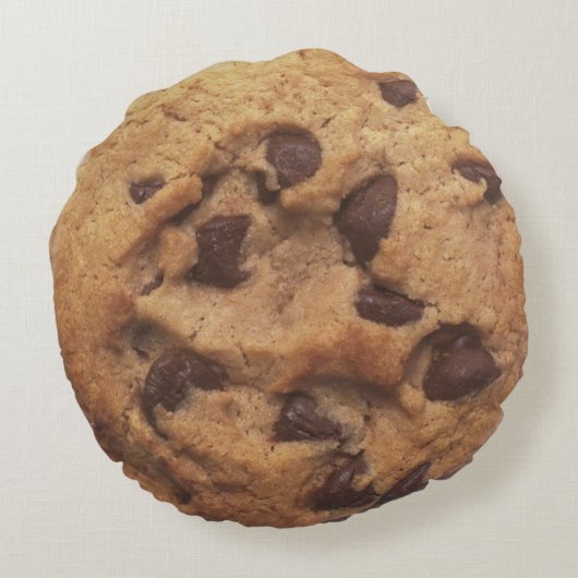 チョコレートチップクッキー枕 ラウンドクッション (裏面)