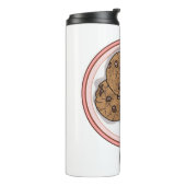 チョコレートチップクッキー漫画イラストレーション タンブラー (回転左)