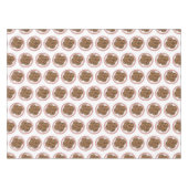 チョコレートチップクッキー漫画イラストレーション テーブルクロス (正面(横))